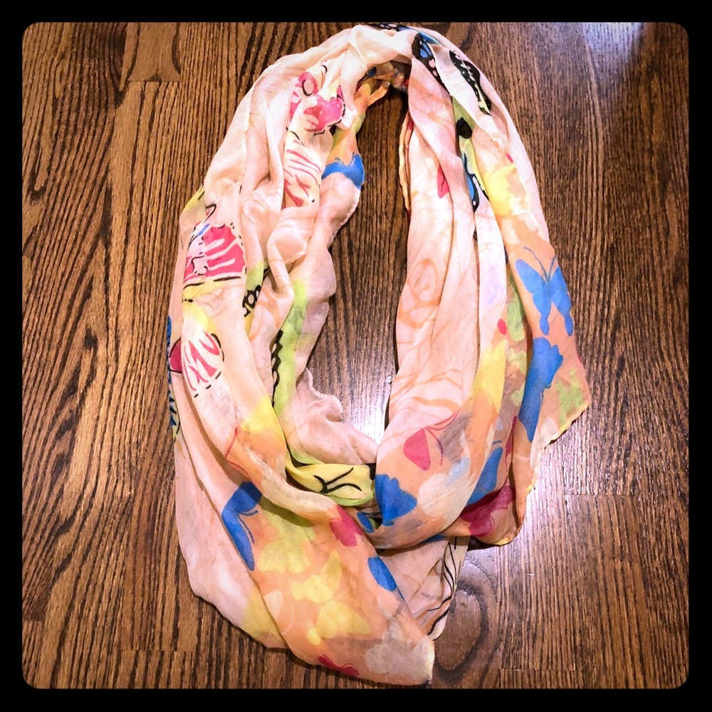 Butterfly scarf